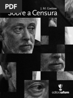 Sobre a Censura (On Censorship) J.M. Coetzee, com posfácio de Kathrin Rosenfield e Lawrence Flores Pereira