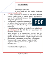 Dry Docking - Sequence of Events