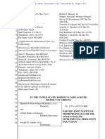 Melendres #1732 Joint Submission Re Proposed Second Supplemental Permanent Injunction