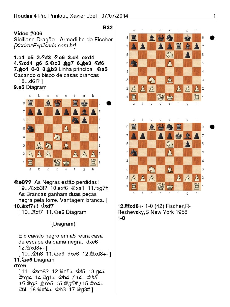 Anish Giri's Dragon Sicilian, PDF, Xadrez