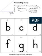 BCD FGH: Phonics Flip Books