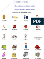 French Worksheets - Gender of Nouns - French Definite Articles