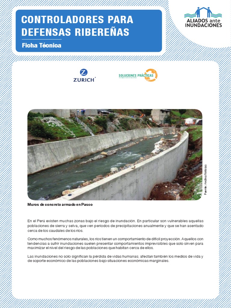Controladores para Defensas Ribereñas | PDF | Río | Precipitación