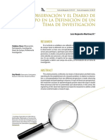 La Observacion y El Diario de Campo en La Definicion de Un Tema de Investigacion (1)