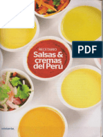 Recetario Salsas &cremas Del Peru