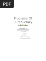 Problems of Bureaucracy in Pakistan