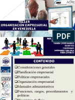 Taller Organizacion Empresarial Idp Prof Javiel Fernandez 12 08 2015 PDF