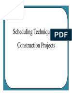 3.scheduling Techniques For Construction Projects