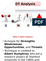SWOT and STREAMS Analysis