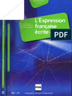Expression Fran 231 Aise 233 Crite Et Orale PDF