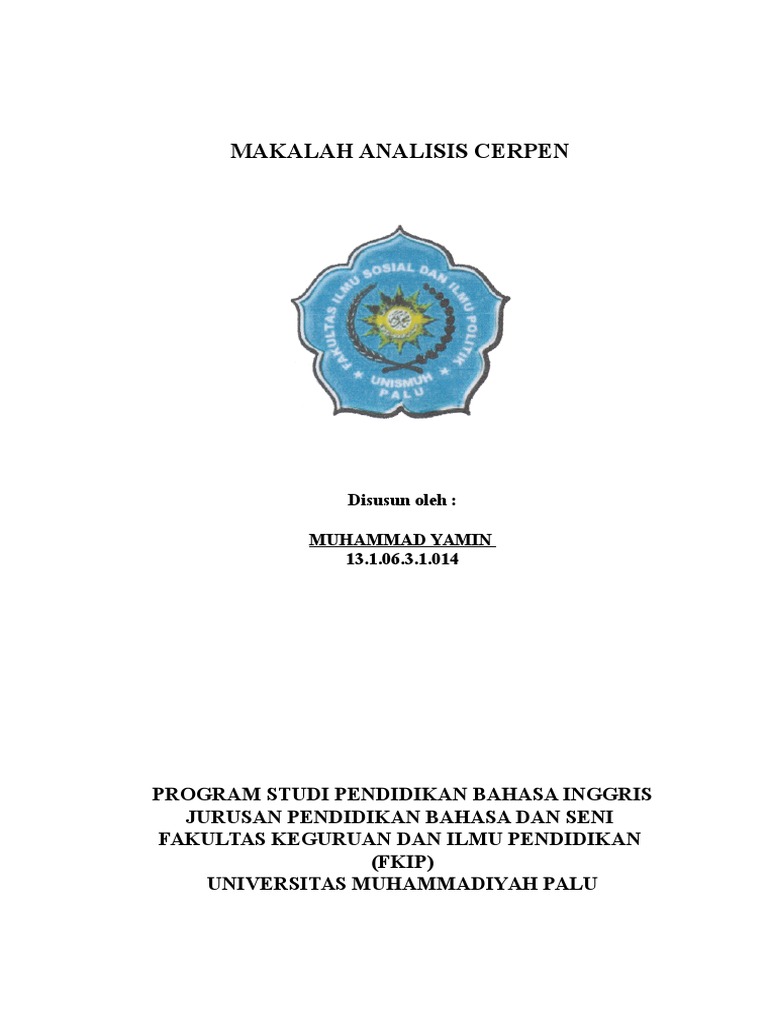 Makalah Analisis Cerpen