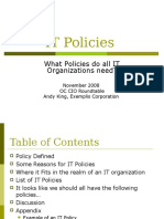 IT Policies