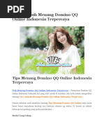 Download Cara Ampuh Menang Domino QQ Online Indonesia Terpercaya by pokerindonesiaonline SN317205056 doc pdf