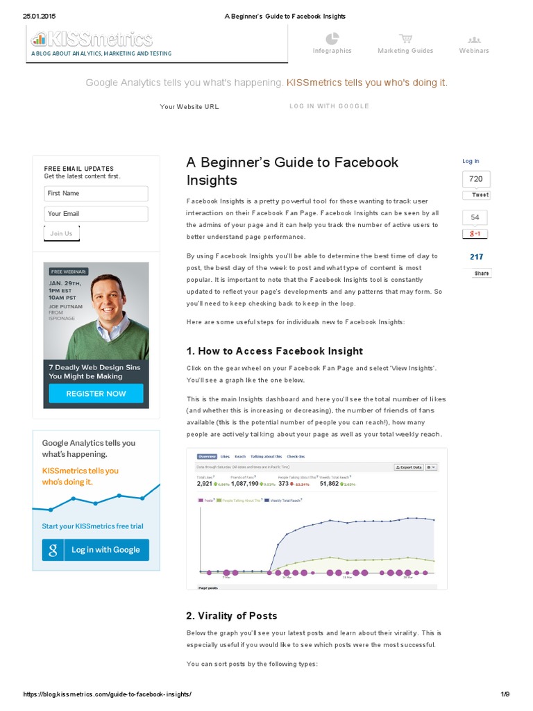 A Beginner's Guide To Facebook Insights PDF | PDF | Facebook | Social Media