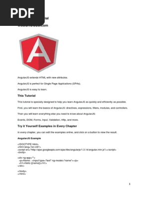 w3schools angularjs tutorial pdf