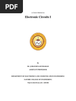 Ec6304 Electronic Circuits-I