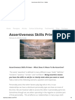 Assertiveness Skills Primer - Vitaflow