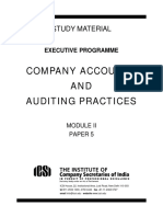 CompanyAccountsand AuditingPractices