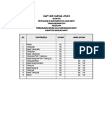 Boq Upah Pekerja BDG BRT