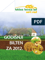 Bilten Produktna Berza