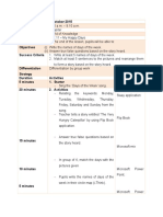 Date 7 October 2015 Time Class Theme Topic Learning Objectives Success Criteria