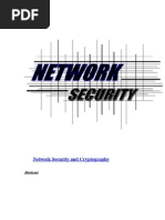 Abstract On Network Security and Cryptography