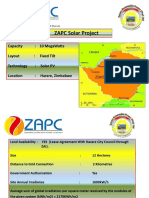 Solar Pv Renewable Energy projevt for ZAPC Pvt ltd  2016 seeks investors