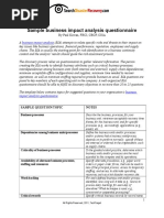 SearchDisasterRecovery+business+impact+analysis+questionnaire