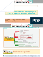 uso del moodleen la plataforma de servidor escuela