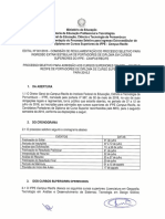 Edital Do IFPE para Portador de Diploma