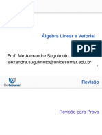 Algebra Linear Revisão Prova