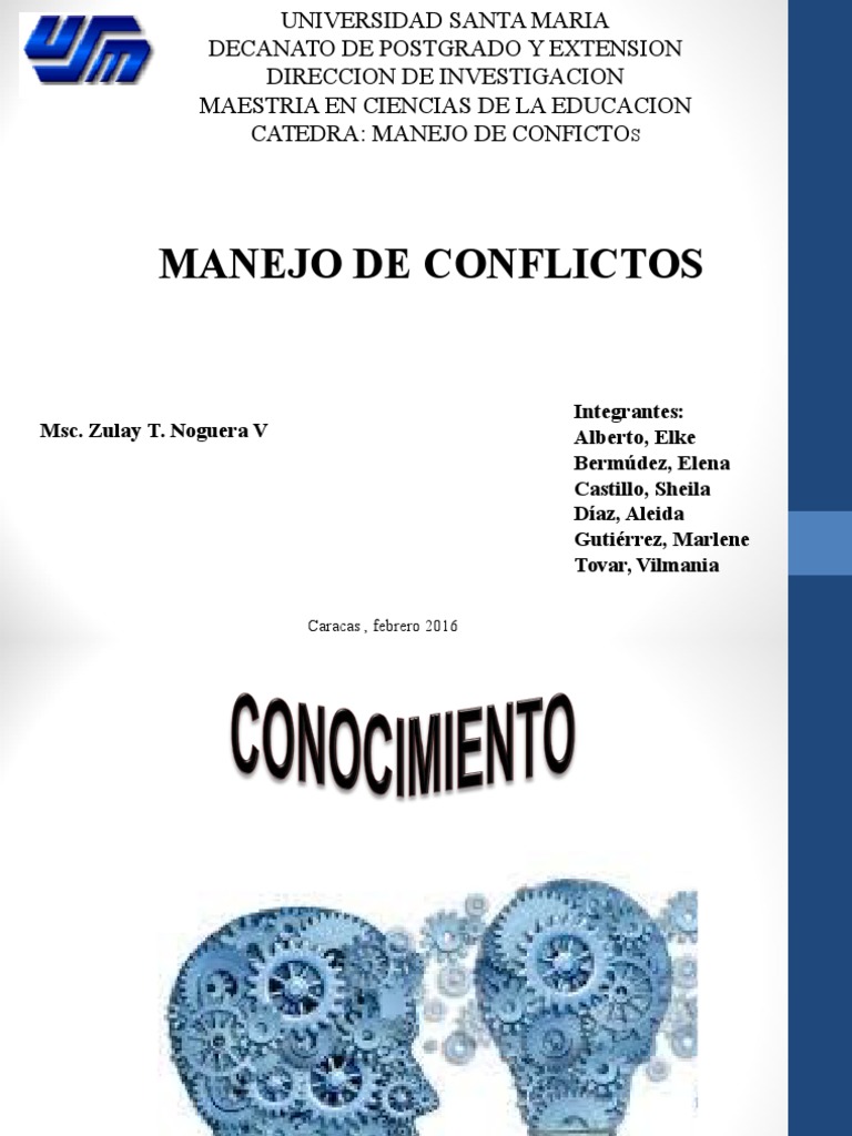 Manejo de Conflictos Etica | PDF | Conflicto (proceso) | Moralidad