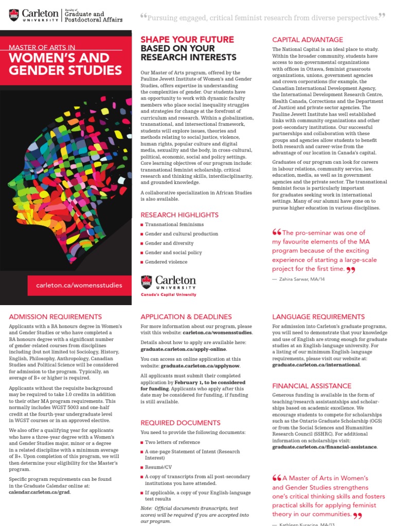 ATT Women Gender Studies Jne 2016 WEB | PDF | Postgraduate Education ...