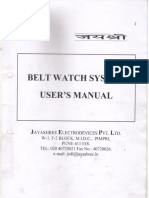 Belt Watch System Manual