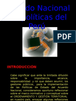 5 Acuerdo Nacional 34 Politicas Del Peru