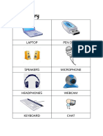 Vocabulary: Laptop Pen Drive