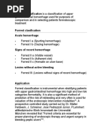 Forrest Classification of Peptic Ulcers | PDF | Wellness | Science ...