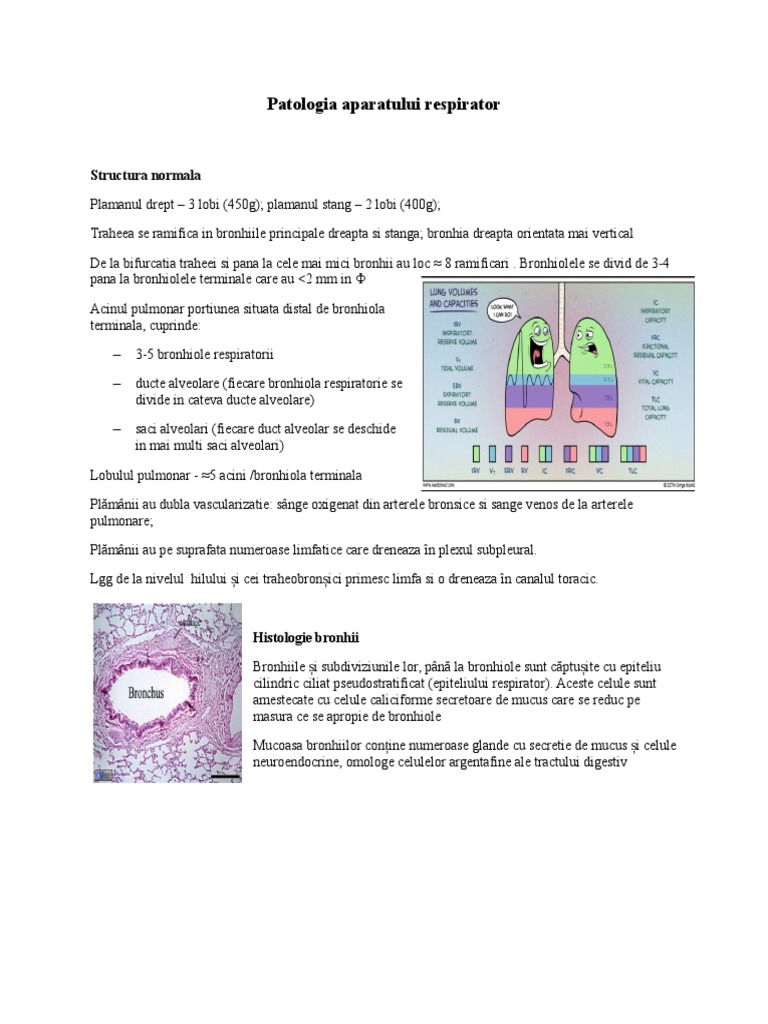 Patologia Aparatului Respirator WORD