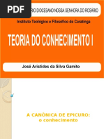 Teoria Do Conhecimento I - Helenismo