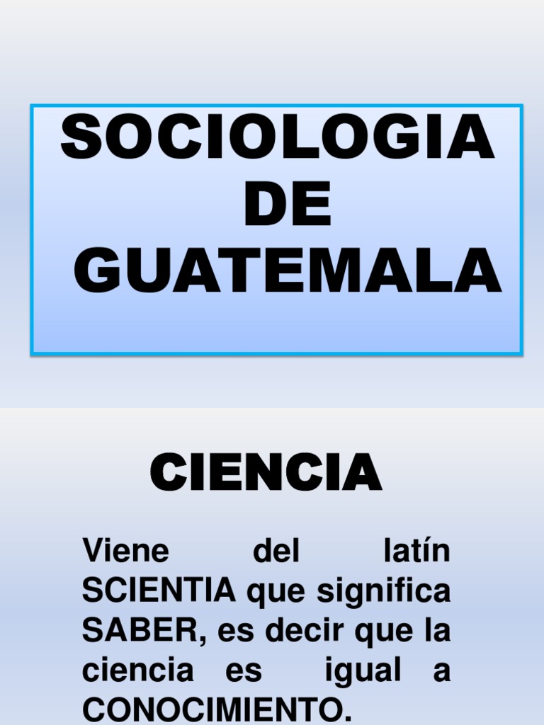 Sociologia de Guatemala Presentacion | Descargar gratis PDF ...
