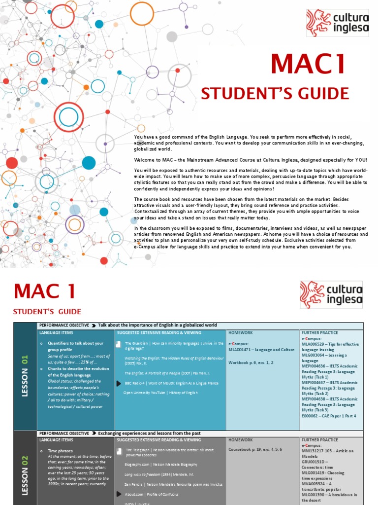 MAC 1: Advanced English Skills Guide | PDF | Test (Assessment ...