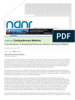 2012 - Considerations in Evaluating Pulmonary Disease Among the Elderly _ NDNR 2012