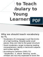 How To Teach Vocabulary To Young Learners