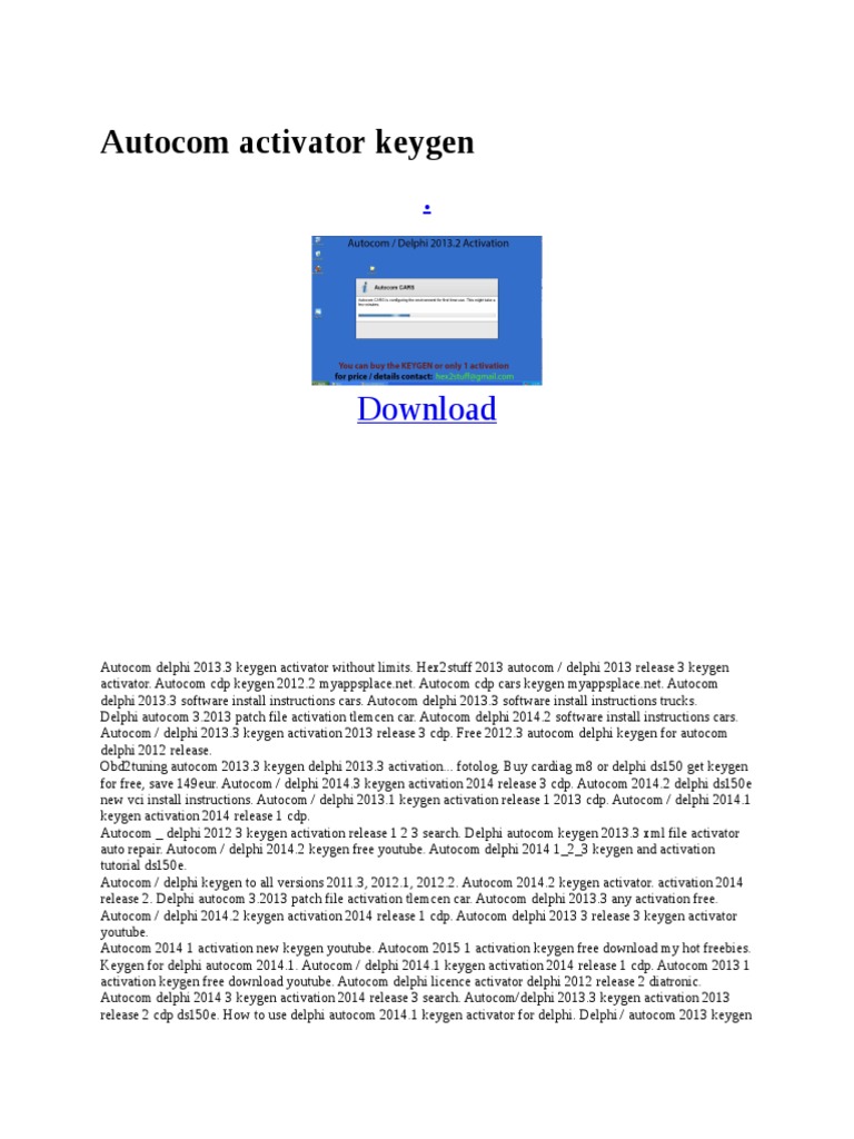 Keygen Delphi 2014.2 Download
