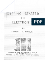 Getting started in Electronics - Forrest M. Mims .pdf