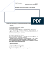 Estudio y Análisis de Los Contenidos en Los Medios