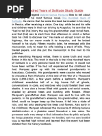 Download One Hundred Years of Solitude by Kenneth Richards SN317272838 doc pdf