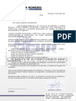 Carta de Presentacion Chanta Soldadura