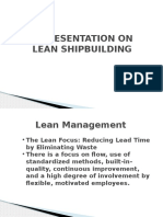 A Presentation On Lean Shipbuilding