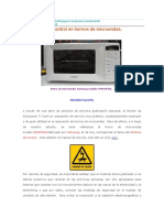 Horno de Microndas Curso